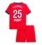 Maillot de football Réplique Paris Saint-Germain Nuno Mendes #25 Troisième Enfant 2025-26 Manche Courte (+ Pantalon court)