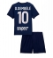 Maillot de football Réplique Paris Saint-Germain Ousmane Dembele #10 Domicile Enfant 2025-26 Manche Courte (+ Pantalon court)