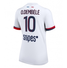 Maillot de football Réplique Paris Saint-Germain Ousmane Dembele #10 Extérieur Femme 2025-26 Manche Courte