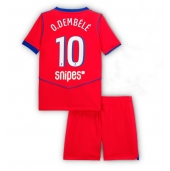 Maillot de football Réplique Paris Saint-Germain Ousmane Dembele #10 Troisième Enfant 2025-26 Manche Courte (+ Pantalon court)