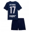 Maillot de football Réplique Paris Saint-Germain Vitinha #17 Domicile Enfant 2025-26 Manche Courte (+ Pantalon court)