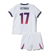 Maillot de football Réplique Paris Saint-Germain Vitinha #17 Extérieur Enfant 2026-27 Manche Courte (+ Pantalon court)