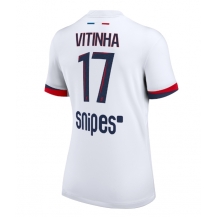 Maillot de football Réplique Paris Saint-Germain Vitinha #17 Extérieur Femme 2025-26 Manche Courte