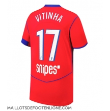 Maillot de football Réplique Paris Saint-Germain Vitinha #17 Troisième 2025-26 Manche Courte