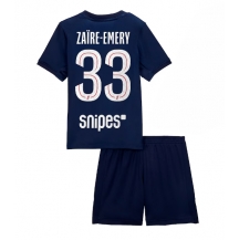 Maillot de football Réplique Paris Saint-Germain Warren Zaire-Emery #33 Domicile Enfant 2025-26 Manche Courte (+ Pantalon court)