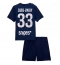 Maillot de football Réplique Paris Saint-Germain Warren Zaire-Emery #33 Domicile Enfant 2025-26 Manche Courte (+ Pantalon court)