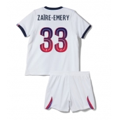Maillot de football Réplique Paris Saint-Germain Warren Zaire-Emery #33 Extérieur Enfant 2026-27 Manche Courte (+ Pantalon court)