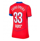 Maillot de football Réplique Paris Saint-Germain Warren Zaire-Emery #33 Troisième Femme 2025-26 Manche Courte