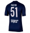 Maillot de football Réplique Paris Saint-Germain Willian Pacho #51 Domicile 2025-26 Manche Courte