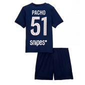 Maillot de football Réplique Paris Saint-Germain Willian Pacho #51 Domicile Enfant 2025-26 Manche Courte (+ Pantalon court)