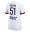 Maillot de football Réplique Paris Saint-Germain Willian Pacho #51 Extérieur Femme 2025-26 Manche Courte