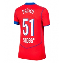 Maillot de football Réplique Paris Saint-Germain Willian Pacho #51 Troisième Femme 2025-26 Manche Courte