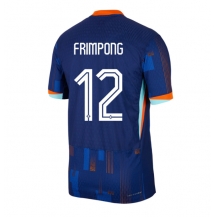 Maillot de football Réplique Pays-Bas Jeremie Frimpong #12 Extérieur Europe 2024 Manche Courte