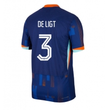 Maillot de football Réplique Pays-Bas Matthijs de Ligt #3 Extérieur Europe 2024 Manche Courte
