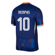 Maillot de football Réplique Pays-Bas Memphis Depay #10 Extérieur Europe 2024 Manche Courte