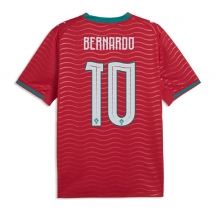Maillot de football Réplique Portugal Bernardo Silva #10 Domicile Mondial 2026 Manche Courte