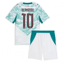 Maillot de football Réplique Portugal Bernardo Silva #10 Extérieur Enfant Mondial 2026 Manche Courte (+ Pantalon court)