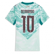 Maillot de football Réplique Portugal Bernardo Silva #10 Extérieur Femme Mondial 2026 Manche Courte