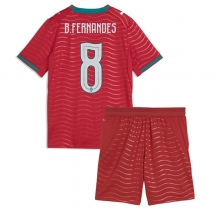 Maillot de football Réplique Portugal Bruno Fernandes #8 Domicile Enfant Mondial 2026 Manche Courte (+ Pantalon court)
