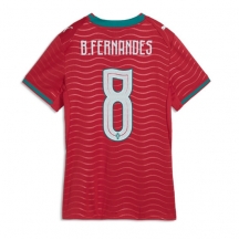 Maillot de football Réplique Portugal Bruno Fernandes #8 Domicile Femme Mondial 2026 Manche Courte