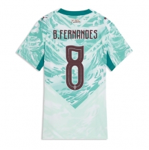 Maillot de football Réplique Portugal Bruno Fernandes #8 Extérieur Femme Mondial 2026 Manche Courte