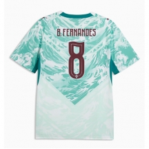 Maillot de football Réplique Portugal Bruno Fernandes #8 Extérieur Mondial 2026 Manche Courte