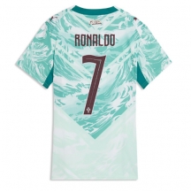 Maillot de football Réplique Portugal Cristiano Ronaldo #7 Extérieur Femme Mondial 2026 Manche Courte