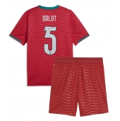 Maillot de football Réplique Portugal Diogo Dalot #5 Domicile Enfant Mondial 2026 Manche Courte (+ Pantalon court)