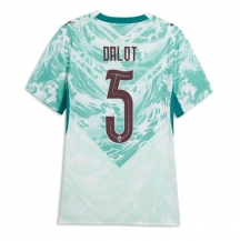 Maillot de football Réplique Portugal Diogo Dalot #5 Extérieur Femme Mondial 2026 Manche Courte