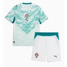 Maillot de football Réplique Portugal Extérieur Enfant Mondial 2026 Manche Courte (+ Pantalon court)