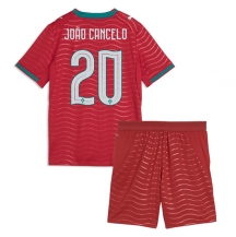 Maillot de football Réplique Portugal Joao Cancelo #20 Domicile Enfant Mondial 2026 Manche Courte (+ Pantalon court)