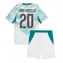 Maillot de football Réplique Portugal Joao Cancelo #20 Extérieur Enfant Mondial 2026 Manche Courte (+ Pantalon court)