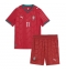 Maillot de football Réplique Portugal Joao Felix #11 Domicile Enfant Mondial 2026 Manche Courte (+ Pantalon court)