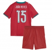 Maillot de football Réplique Portugal Joao Neves #15 Domicile Enfant Mondial 2026 Manche Courte (+ Pantalon court)