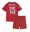 Maillot de football Réplique Portugal Joao Neves #15 Domicile Enfant Mondial 2026 Manche Courte (+ Pantalon court)