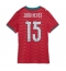 Maillot de football Réplique Portugal Joao Neves #15 Domicile Femme Mondial 2026 Manche Courte