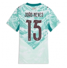 Maillot de football Réplique Portugal Joao Neves #15 Extérieur Femme Mondial 2026 Manche Courte