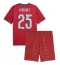 Maillot de football Réplique Portugal Nuno Mendes #25 Domicile Enfant Mondial 2026 Manche Courte (+ Pantalon court)