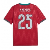Maillot de football Réplique Portugal Nuno Mendes #25 Domicile Mondial 2026 Manche Courte