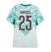 Maillot de football Réplique Portugal Nuno Mendes #25 Extérieur Femme Mondial 2026 Manche Courte