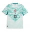 Maillot de football Réplique Portugal Nuno Mendes #25 Extérieur Mondial 2026 Manche Courte