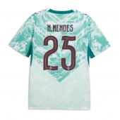 Maillot de football Réplique Portugal Nuno Mendes #25 Extérieur Mondial 2026 Manche Courte