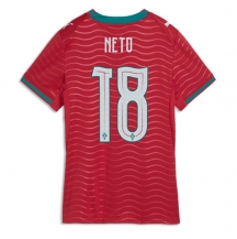 Maillot de football Réplique Portugal Pedro Neto #18 Domicile Femme Mondial 2026 Manche Courte