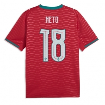 Maillot de football Réplique Portugal Pedro Neto #18 Domicile Mondial 2026 Manche Courte