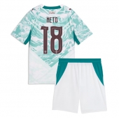 Maillot de football Réplique Portugal Pedro Neto #18 Extérieur Enfant Mondial 2026 Manche Courte (+ Pantalon court)