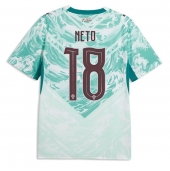 Maillot de football Réplique Portugal Pedro Neto #18 Extérieur Mondial 2026 Manche Courte