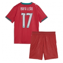 Maillot de football Réplique Portugal Rafael Leao #17 Domicile Enfant Mondial 2026 Manche Courte (+ Pantalon court)