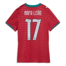 Maillot de football Réplique Portugal Rafael Leao #17 Domicile Femme Mondial 2026 Manche Courte