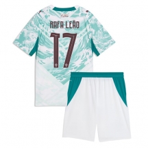 Maillot de football Réplique Portugal Rafael Leao #17 Extérieur Enfant Mondial 2026 Manche Courte (+ Pantalon court)