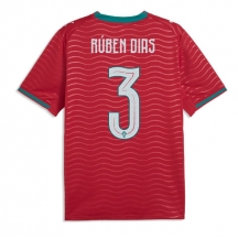 Maillot de football Réplique Portugal Ruben Dias #3 Domicile Mondial 2026 Manche Courte